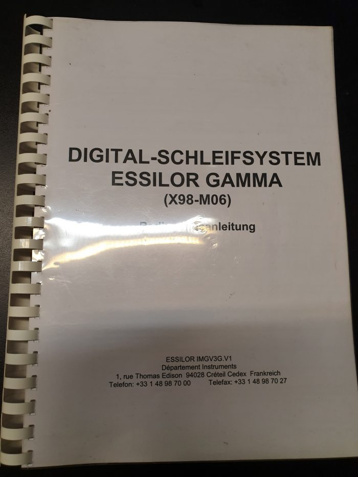 Essilor Randbearbeitungs- maschine / Schleifautomat – Bild 8
