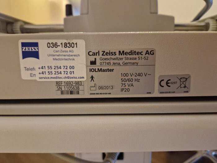 Optisches Biometriegerät Zeiss IOL Master 500 – Baujahr 2013 – Top Zustand – Bild 5