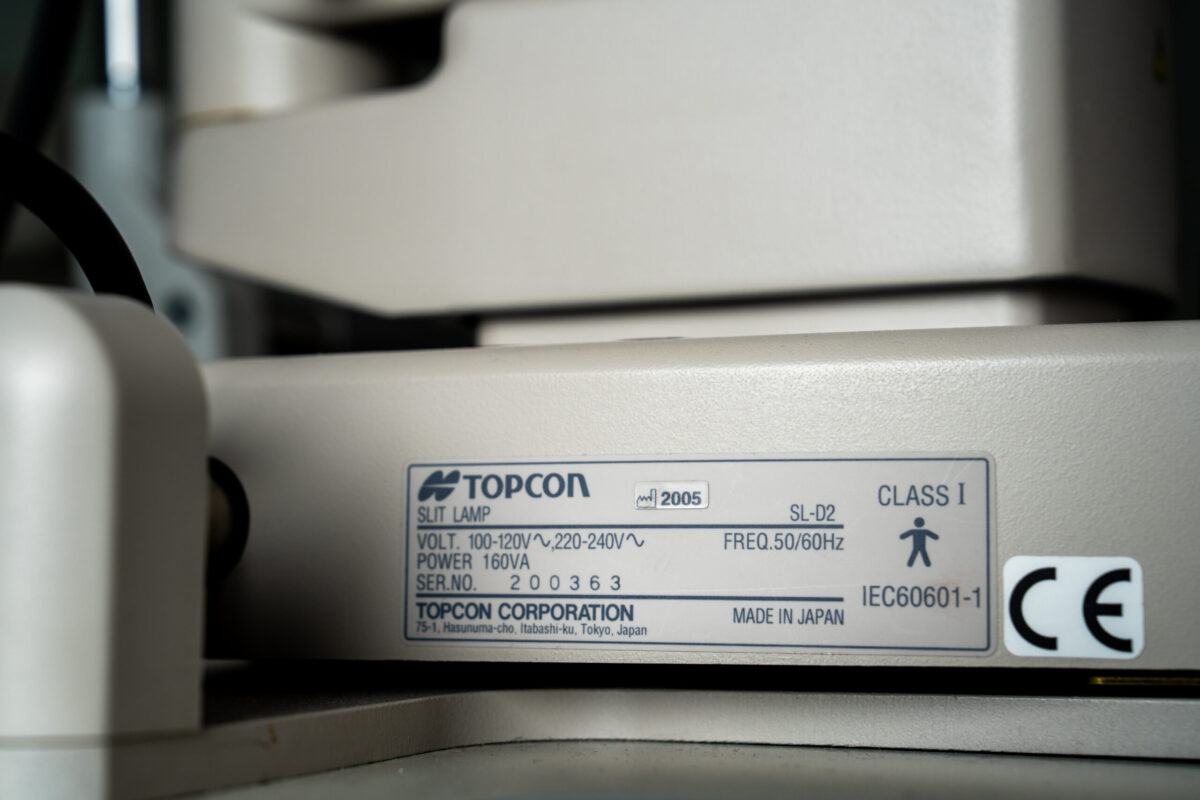 Topcon Spaltlampe SL-D2 – Bild 2